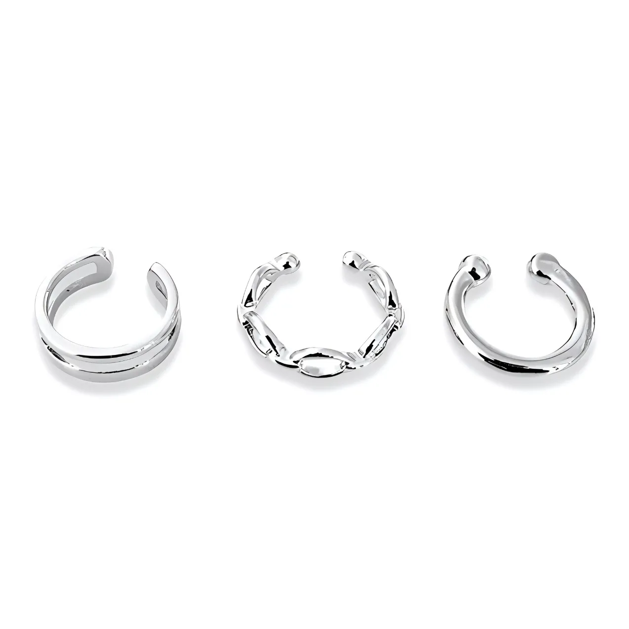 HAZYOU Сплав Нижняя заколка On Серьги Женские