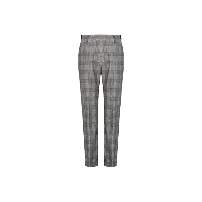 LIU·JO UOMO Casual Pants Men's Gray Plaid