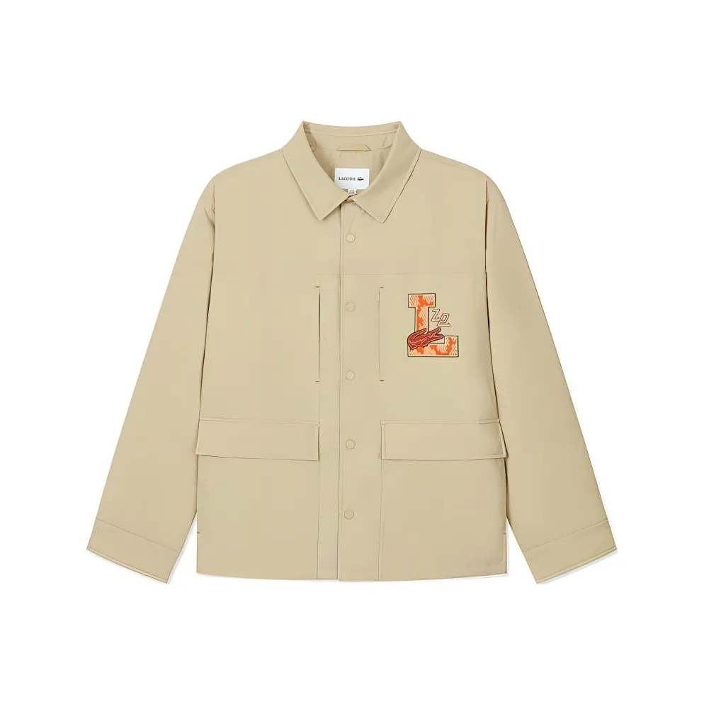 LACOSTE Auspicious Snake New Year Collection Puffer Jackets Men's 02S/Milk Coffee