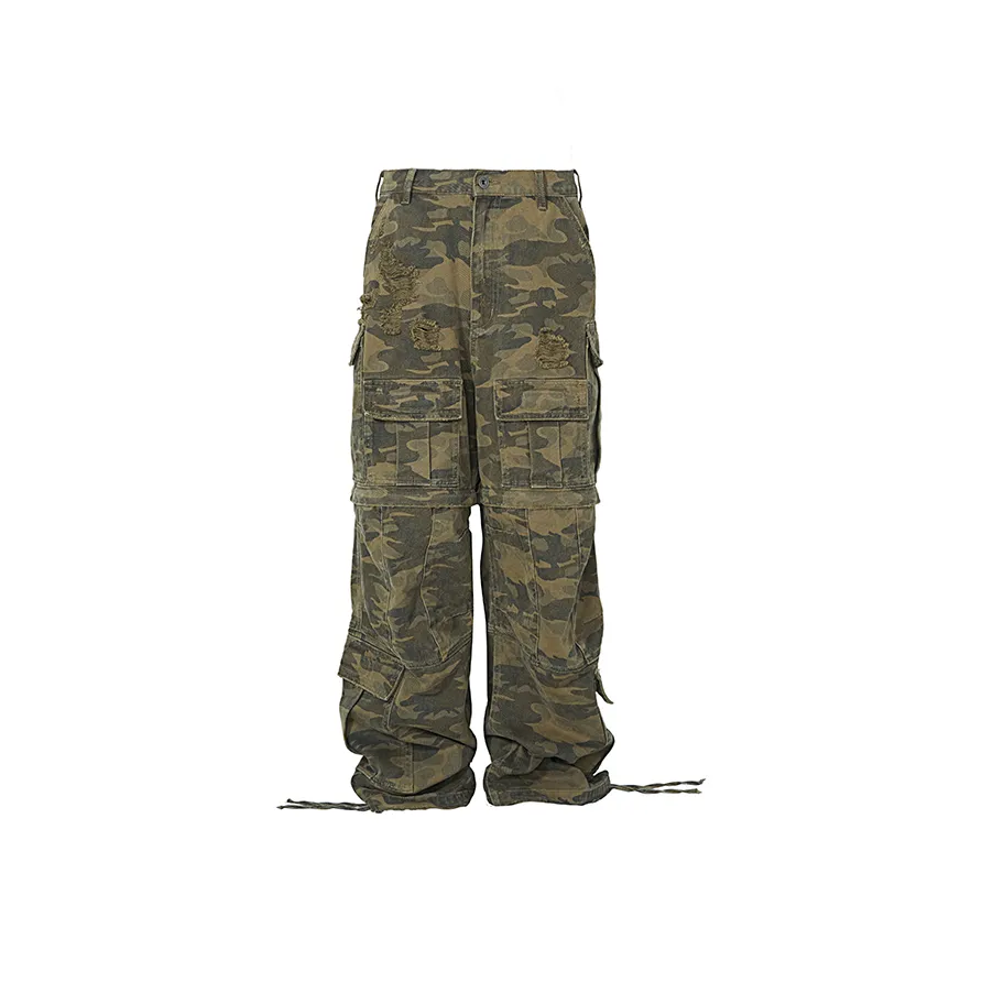 WANNA LAB Карго-брюки Унисекс Камуфляж