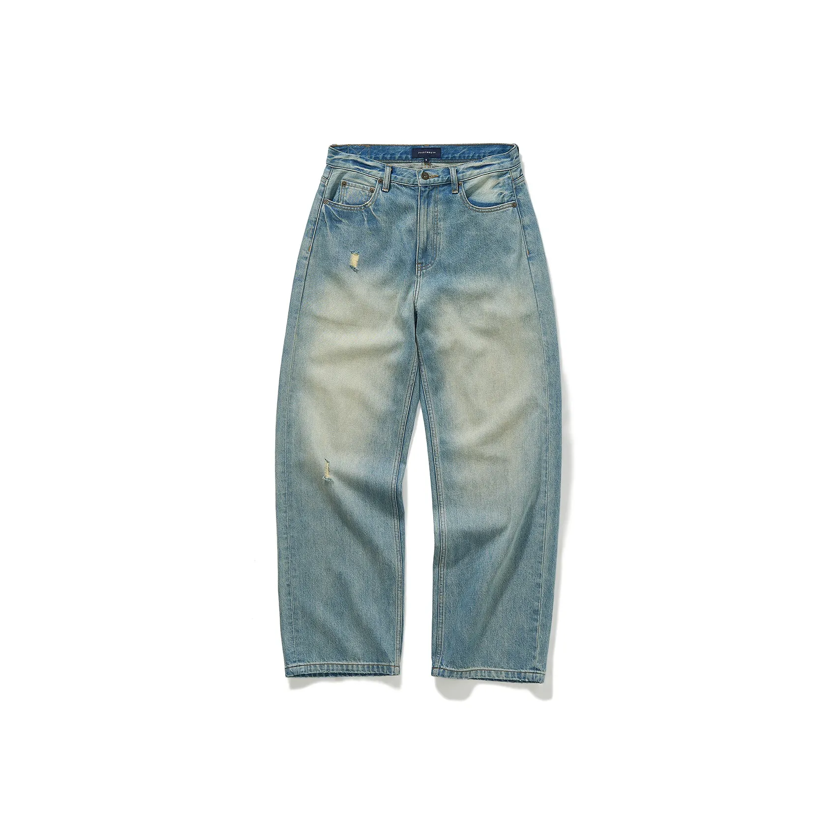 714STREET Jeans Unisex Denim Blue