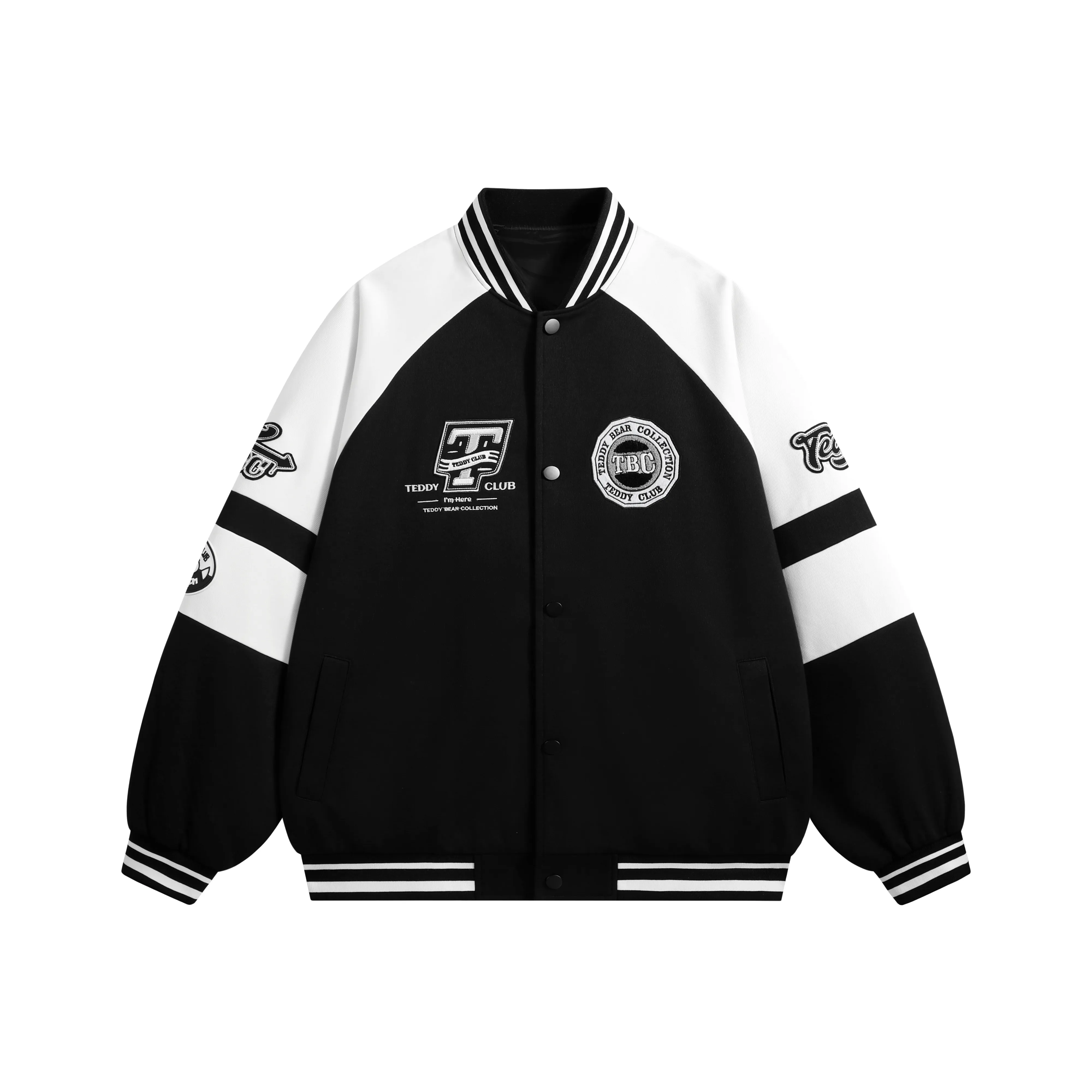 Teddy Bear Collection TEDDY College Series Baseball Jacket Coat Unisex