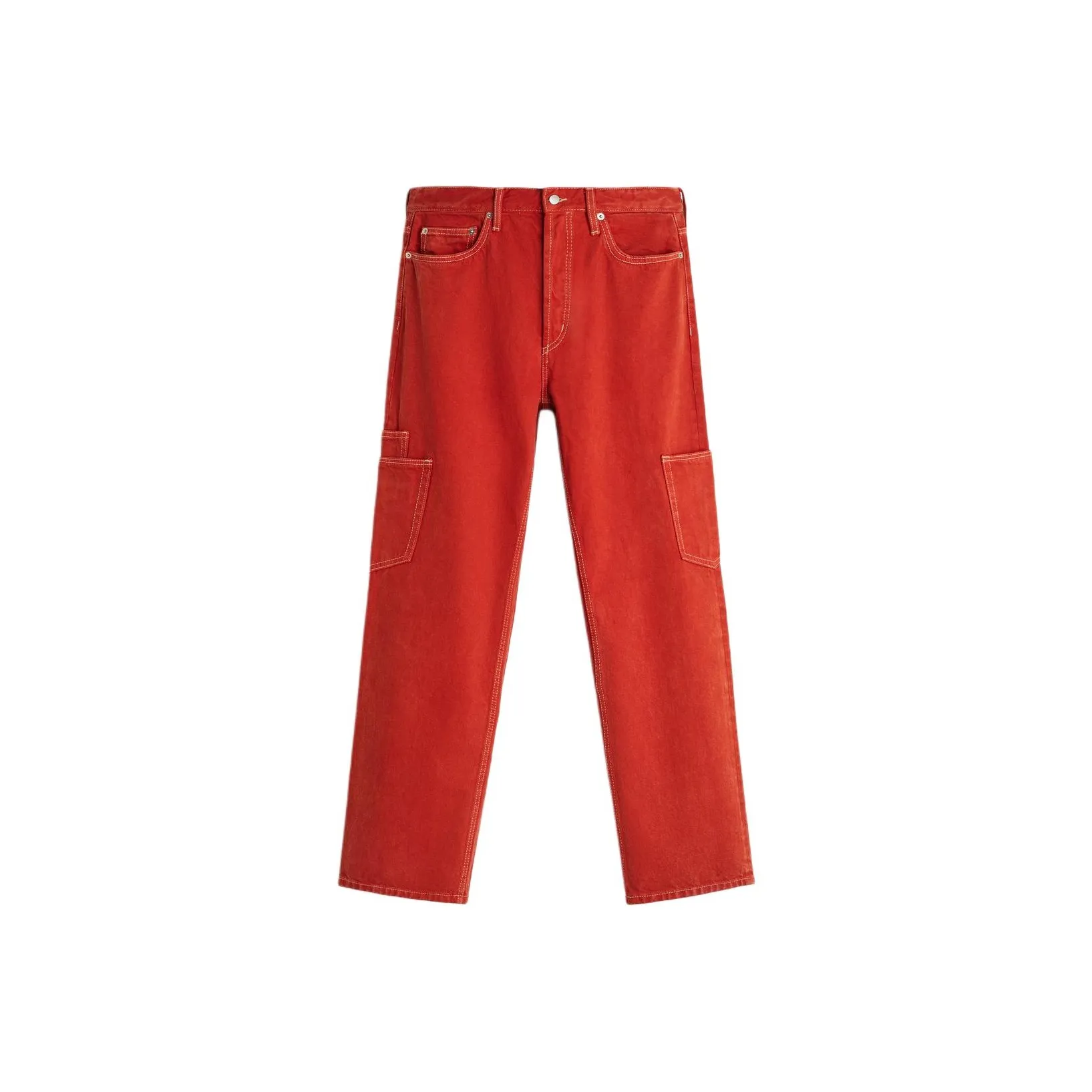 ZARA Коралловый Мужской Джинсы