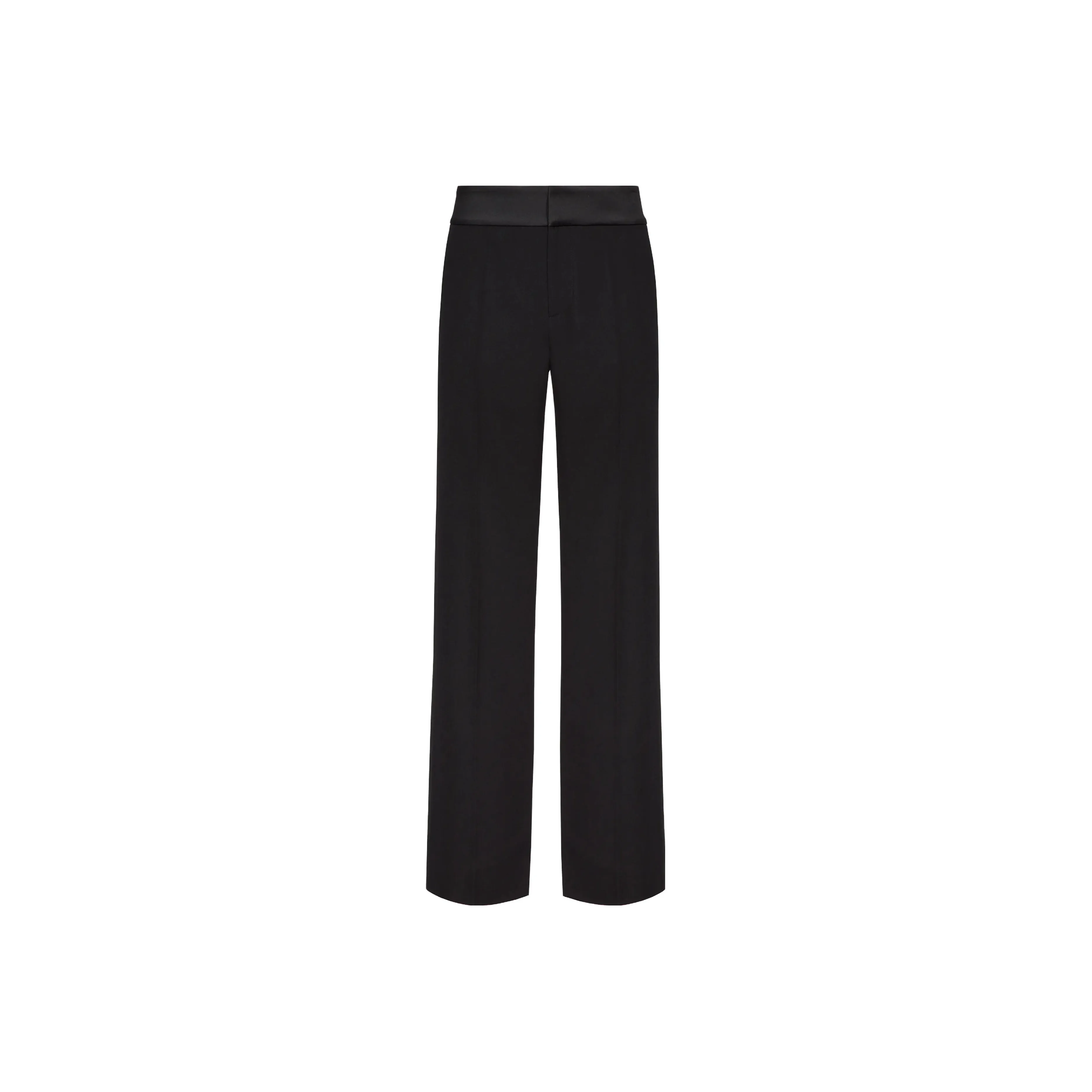 Valentino High Waist Straight Leg Trousers