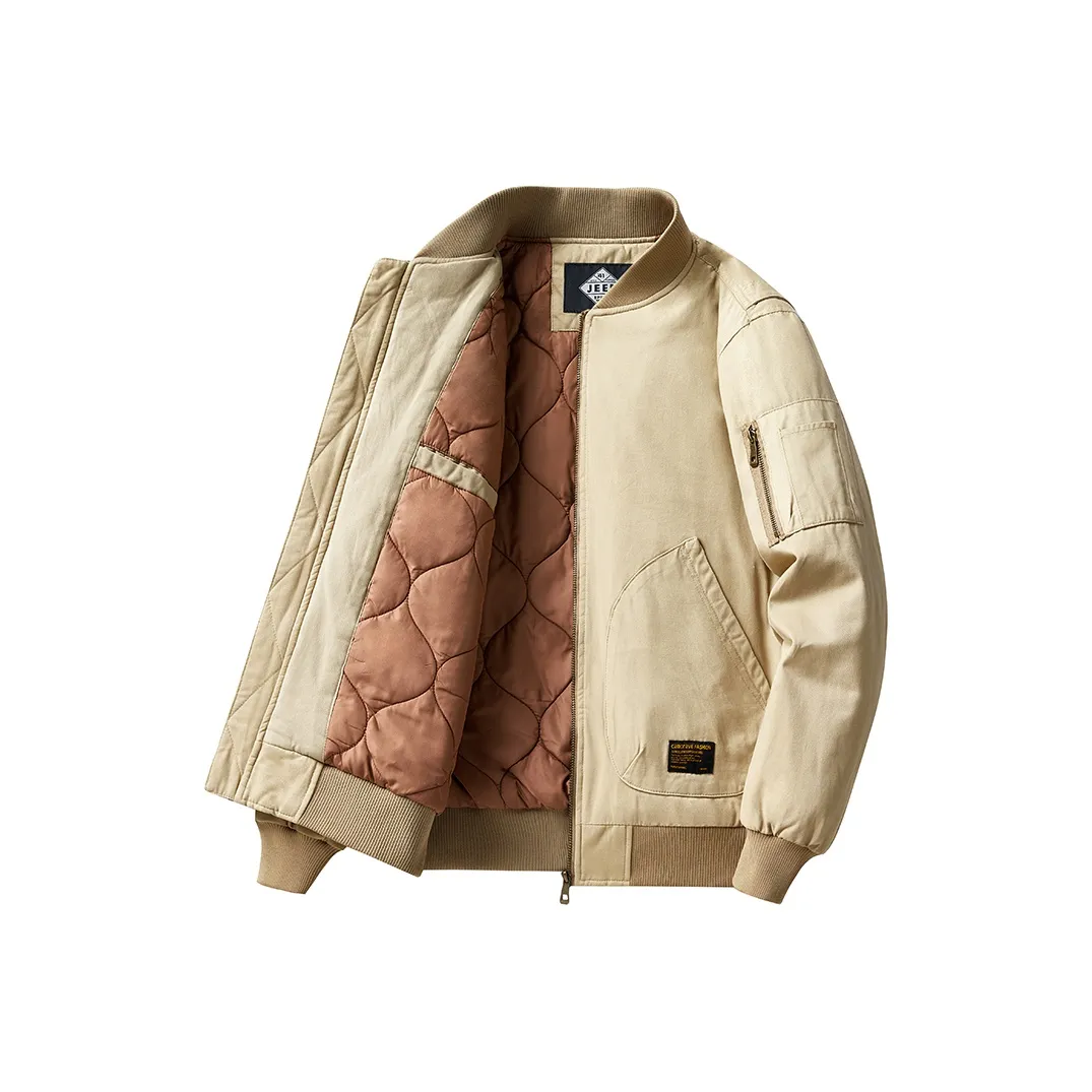 JEEP SPIRIT Хлопковый пуховик унисекс хаки