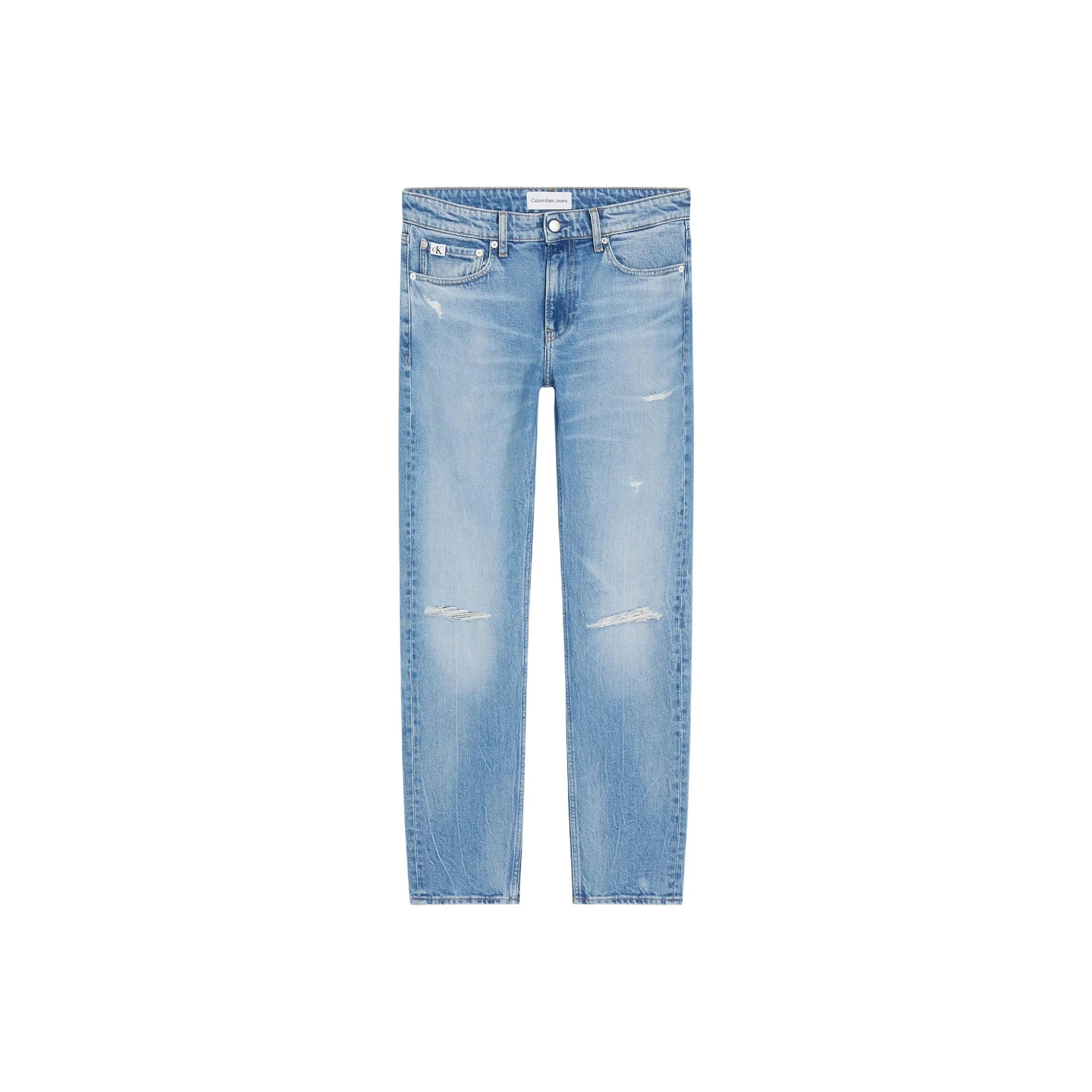 CALVIN KLEIN Джинсы Европейская версия Мужские Ярко-синие