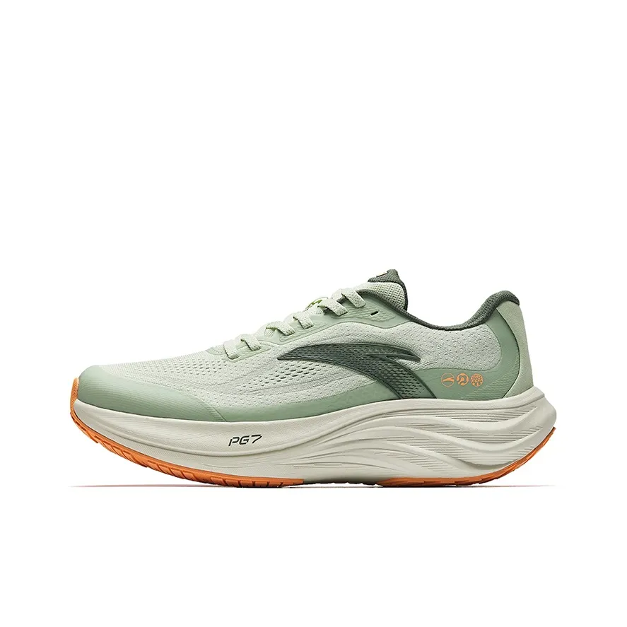 ANTA Travel Step 1,5 противоскользящие устойчивые к истиранию низкий топ беговые кроссовки мужские зеленые