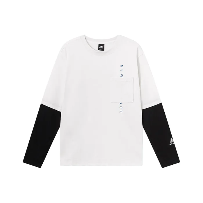 New Balance совместная футболка T Мужская Белая Черная