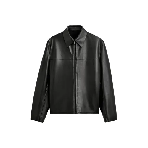 ZARA Черный Мужские Кожаные Куртки