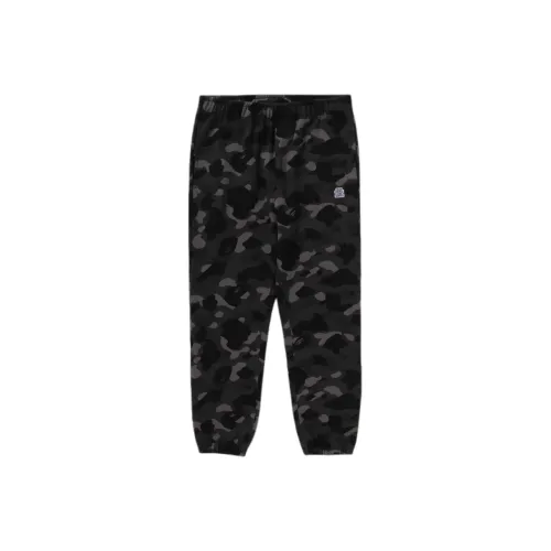A BATHING APE BlackEyePatch Co Фирменные черные унисекс вязаные тренировочные брюки