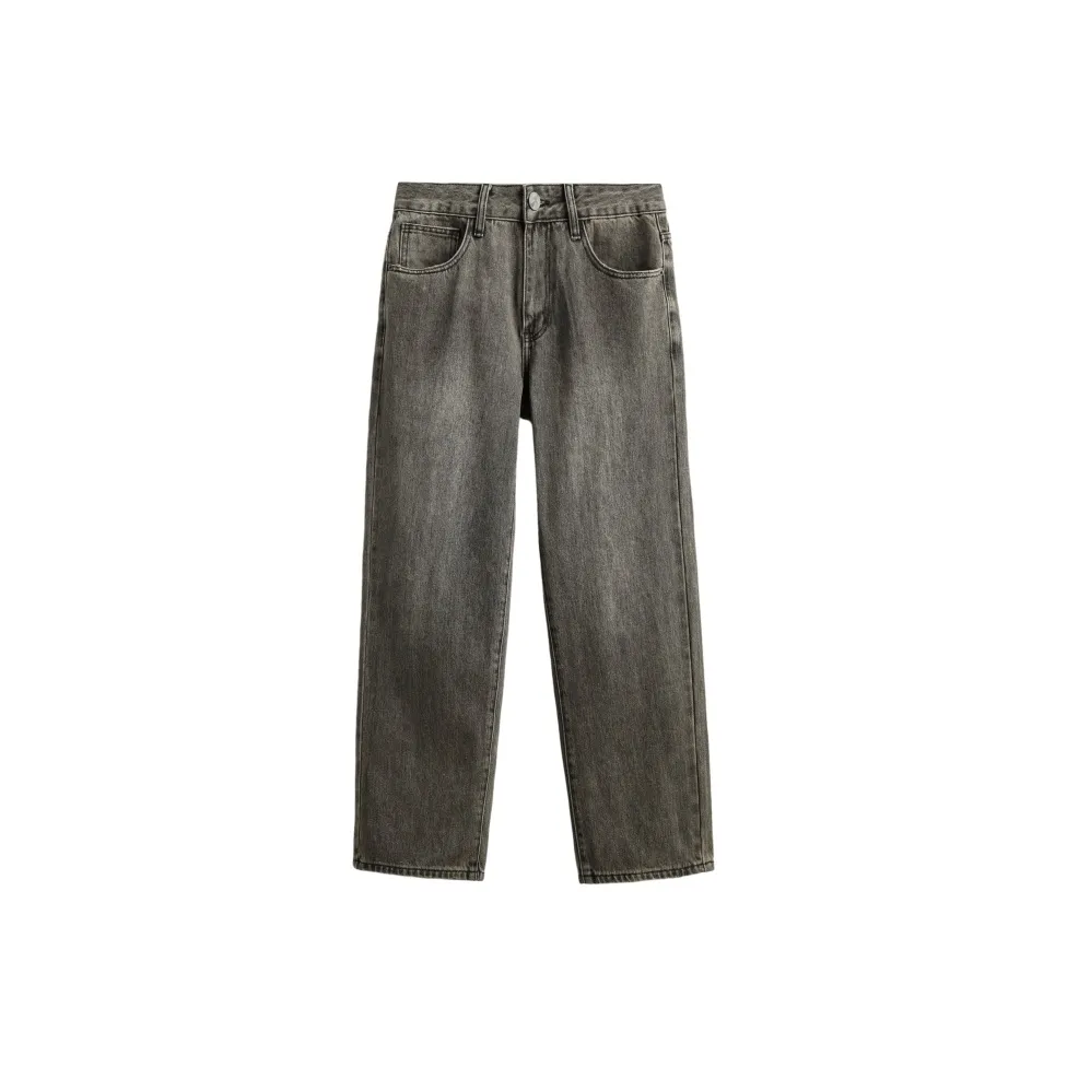 UKTK Верблюжий Коричневый Мужские Джинсы