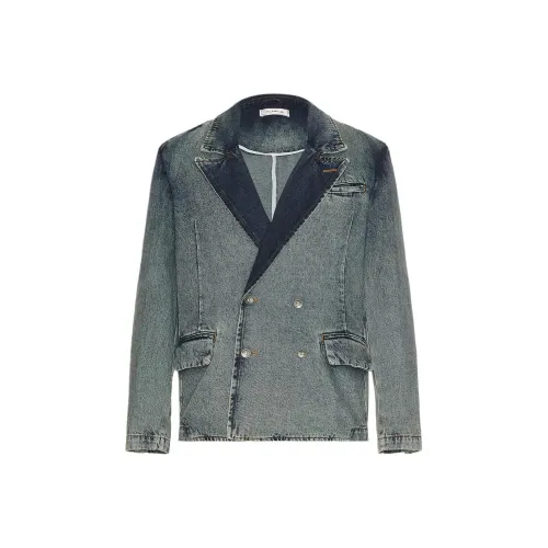 Flaneur Homme Индиго Мужские офисные костюмы