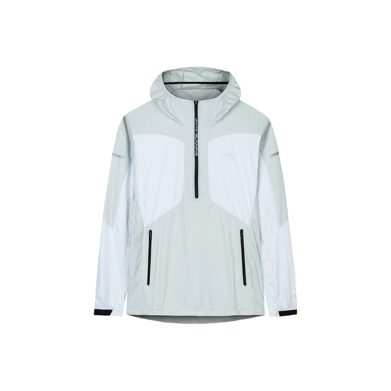 ANTA Running Collection Куртки и Пальто Мужской Соляной Кристалл Серый Чисто Белый