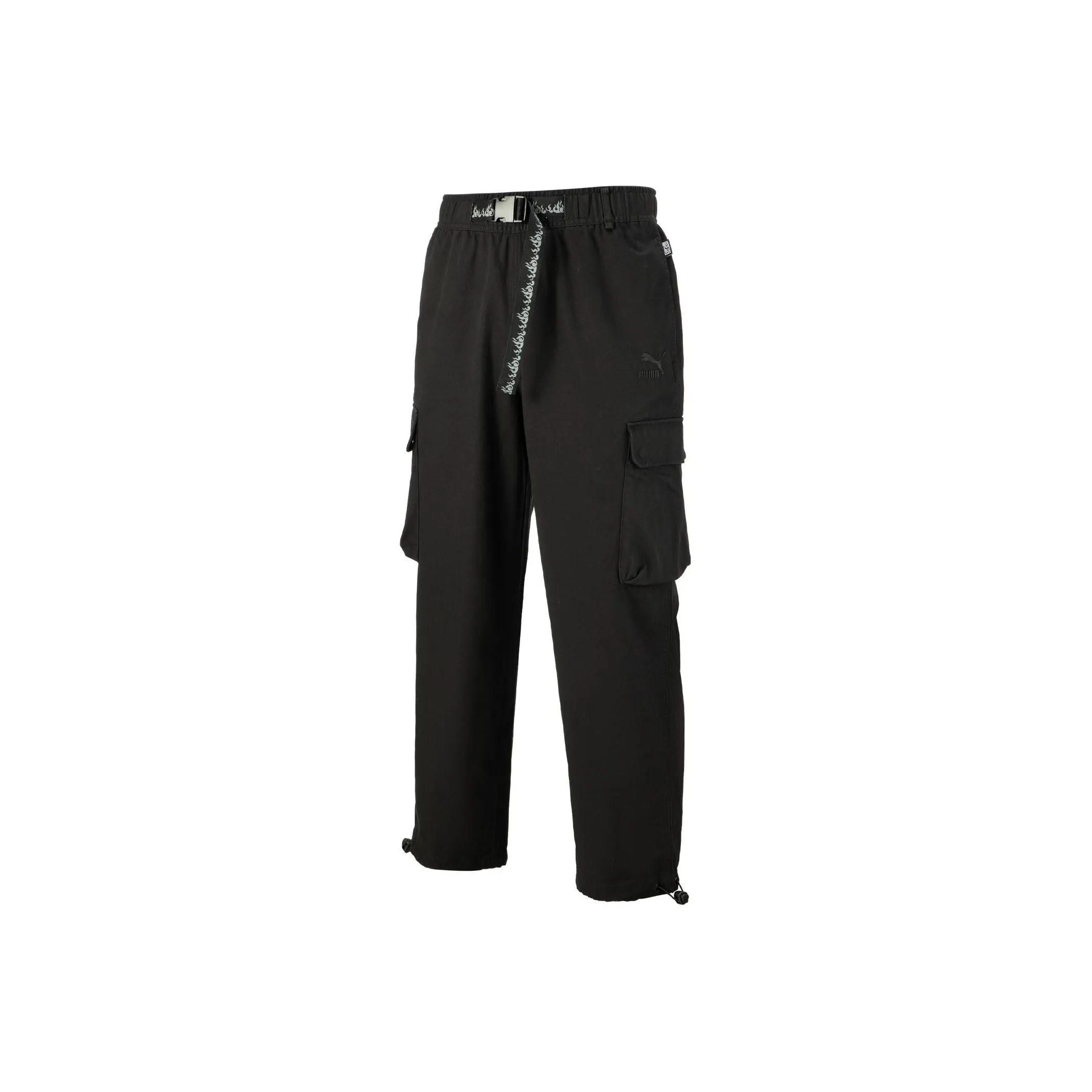 PUMA Humming 3,SS23 Chinese Culture Tribute Series Casual Pants Men Black
