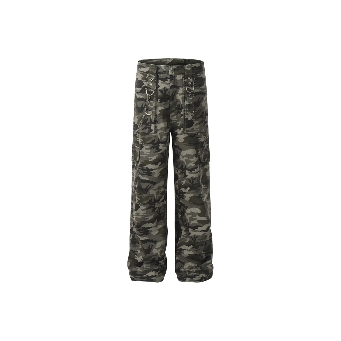 YINLEI Casual Pants Unisex Camouflage
