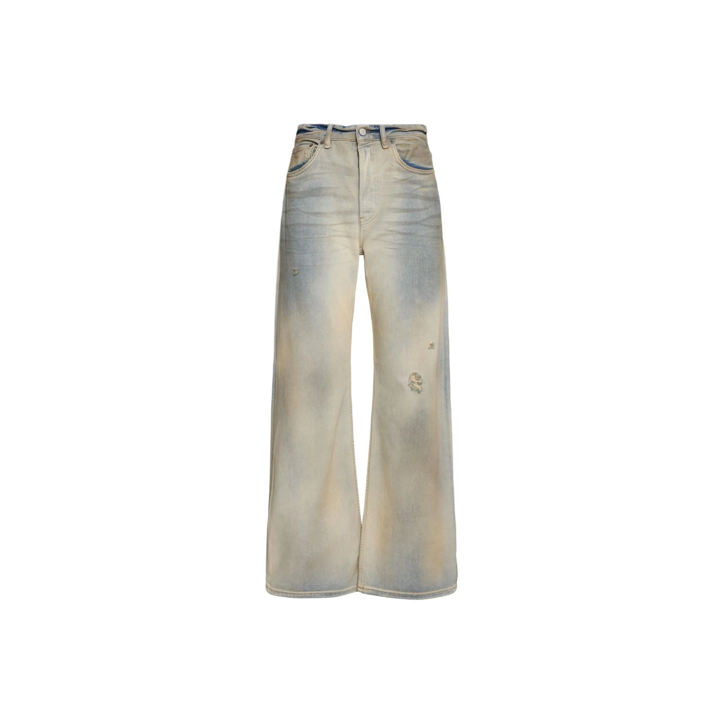 Acne Studios SS25 Светло-Синие Мужские Джинсы