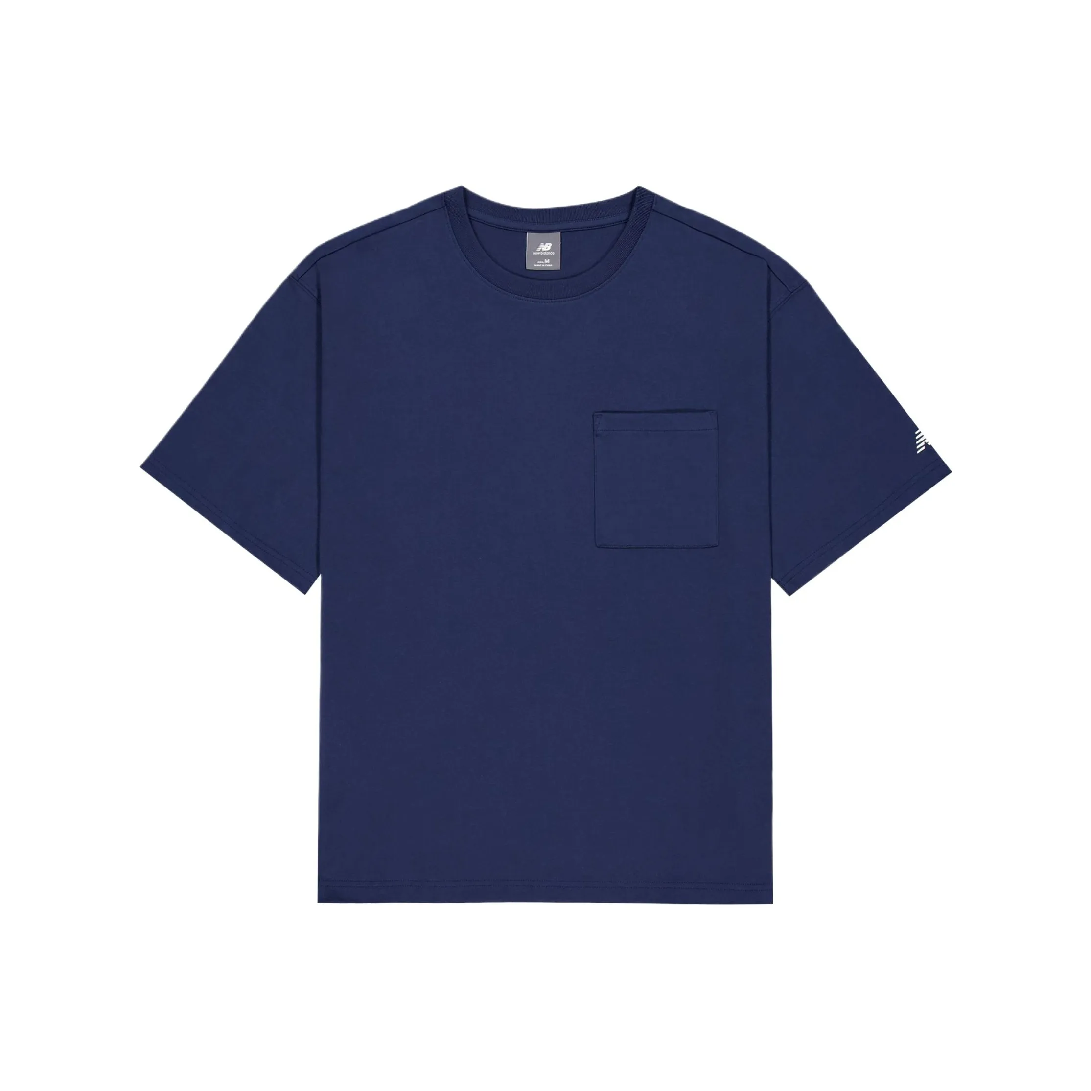 New Balance совместная линия Синяя Мужская T-рубашка