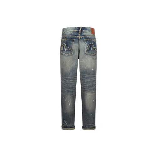 EVISU Джинсовый синий Мужские Джинсы