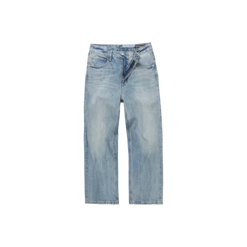 ABLE JEANS Мужские джинсы желто-грязно-синие