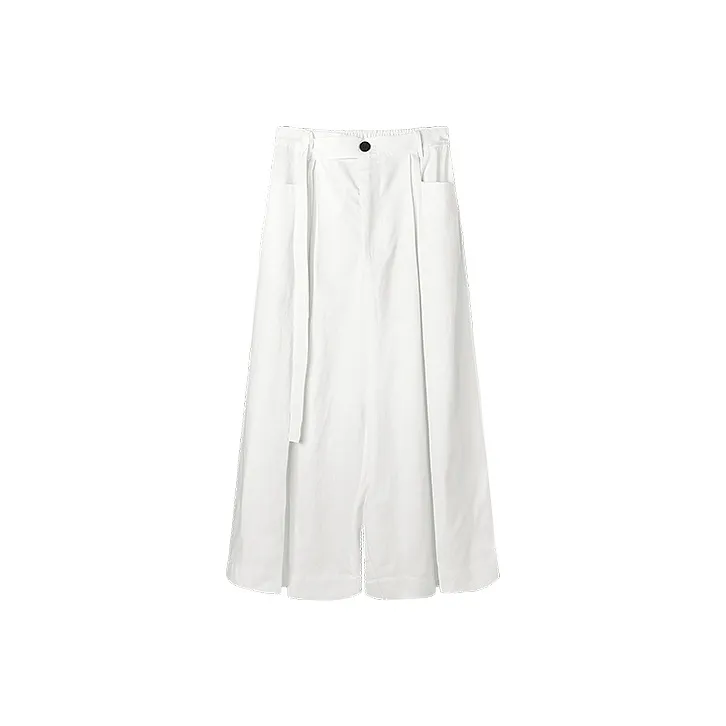 HUANXIANGZHE Белые унисекс повседневные брюки