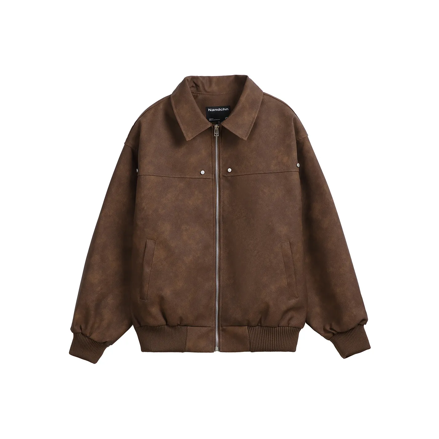 NANDCHN Leather Jackets Unisex