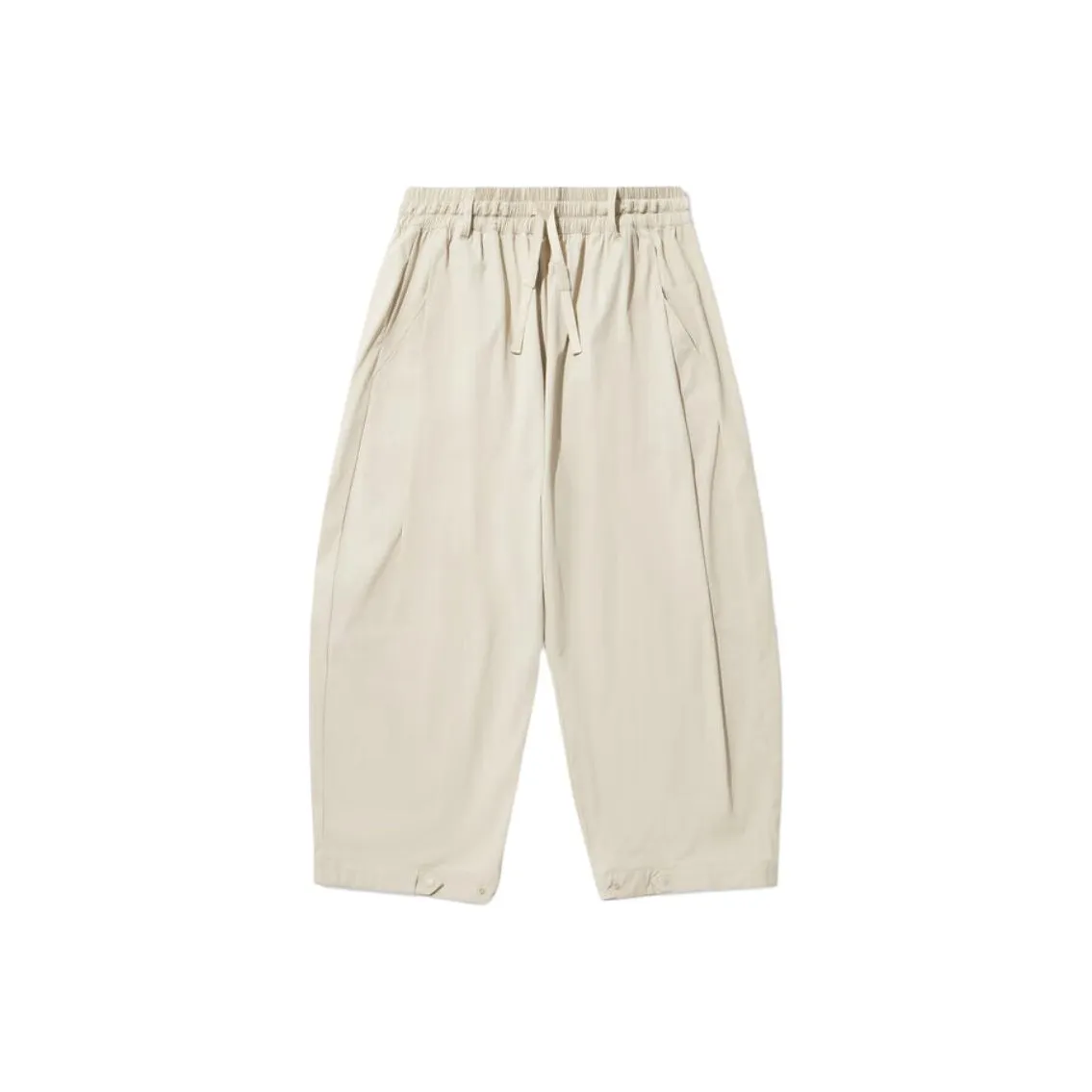 LINING x CHENGLONG LIANMINGKUAN Вязаные тренировочные брюки мужские овсяного серого цвета