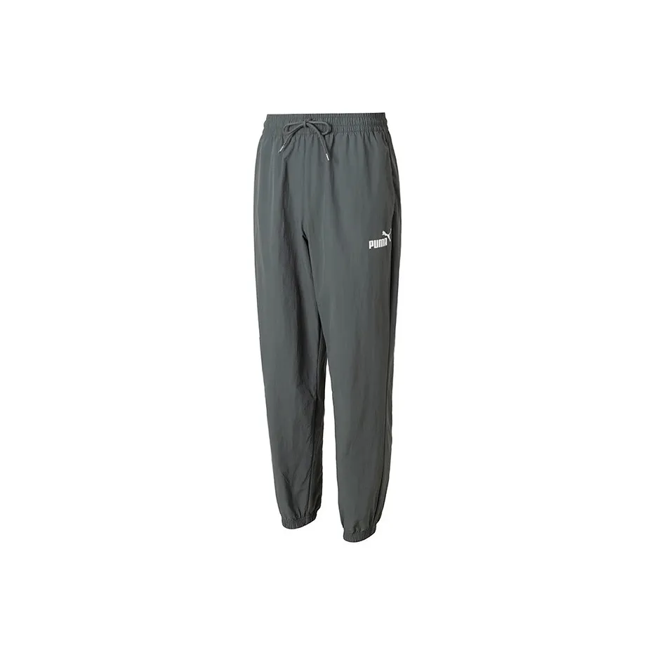 PUMA Вязаные тренировочные брюки мужские серые