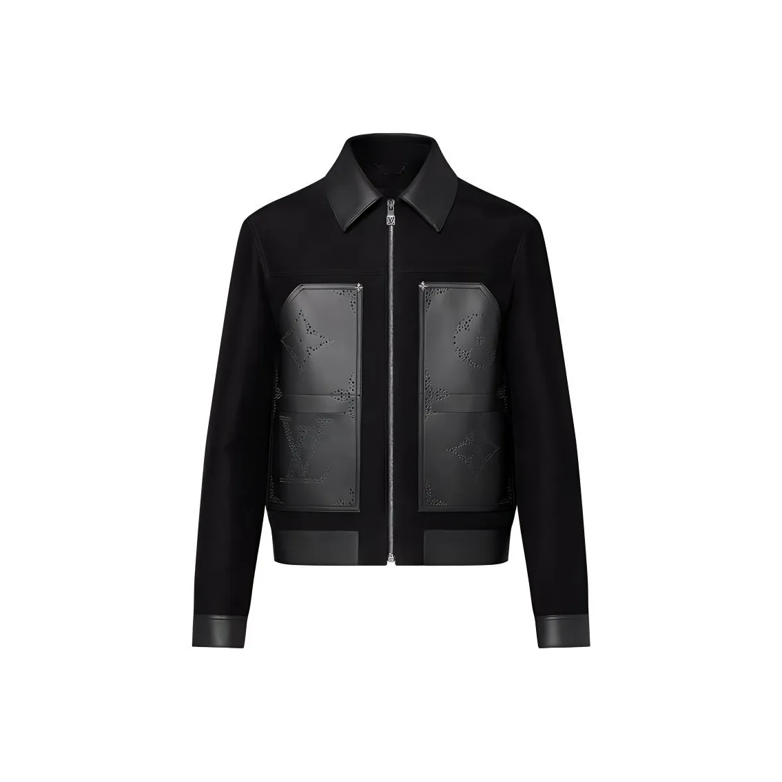 LOUIS VUITTON Monogram Mix Leather Workwear Blouson