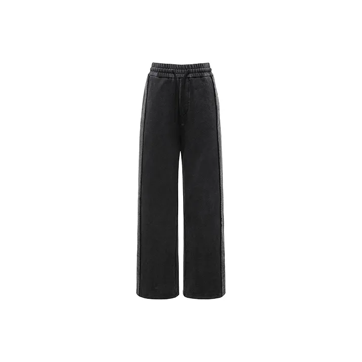 Feng Chen Wang x D.DESIRABLE Вязаные Спортивные Штаны Унисекс Черные