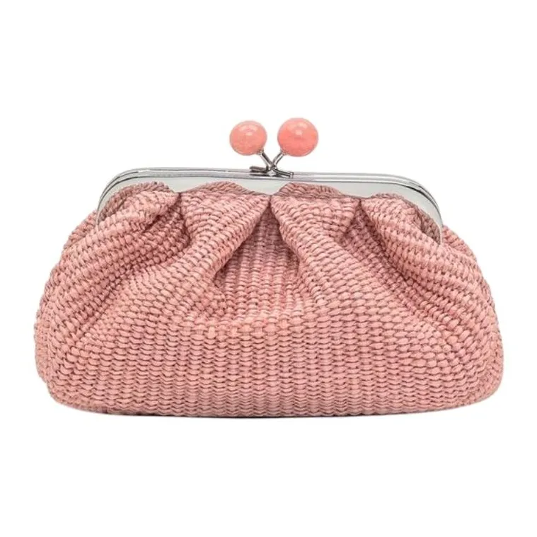 WEEKEND MaxMara Cotton Shoulder Bag Women's Pink