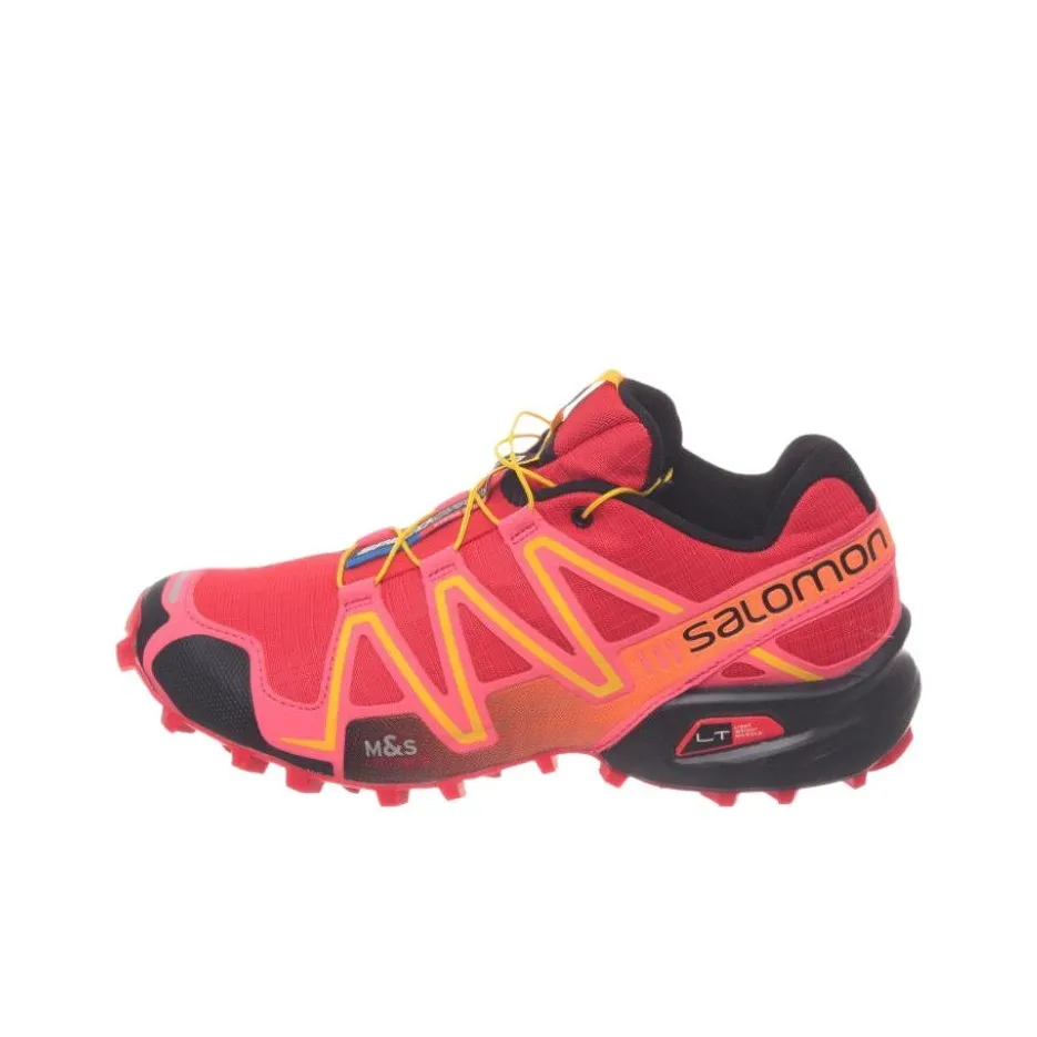 SALOMON Speedcross 3 Low Топ Беговые кроссовки Женские Красный