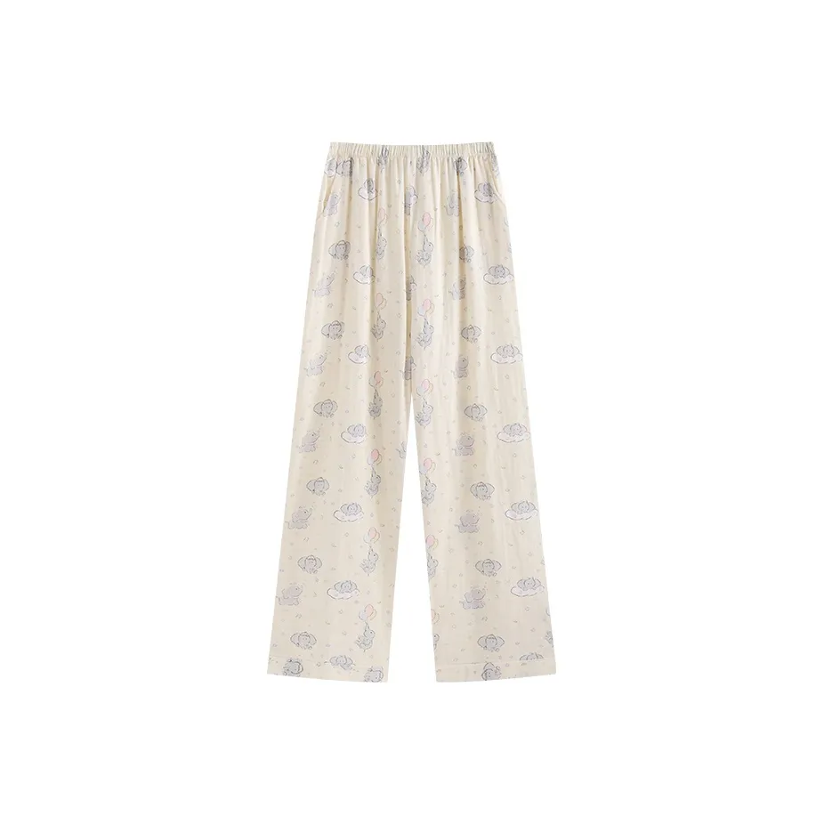 Wabi Town Pajama Pants Women's Image Color