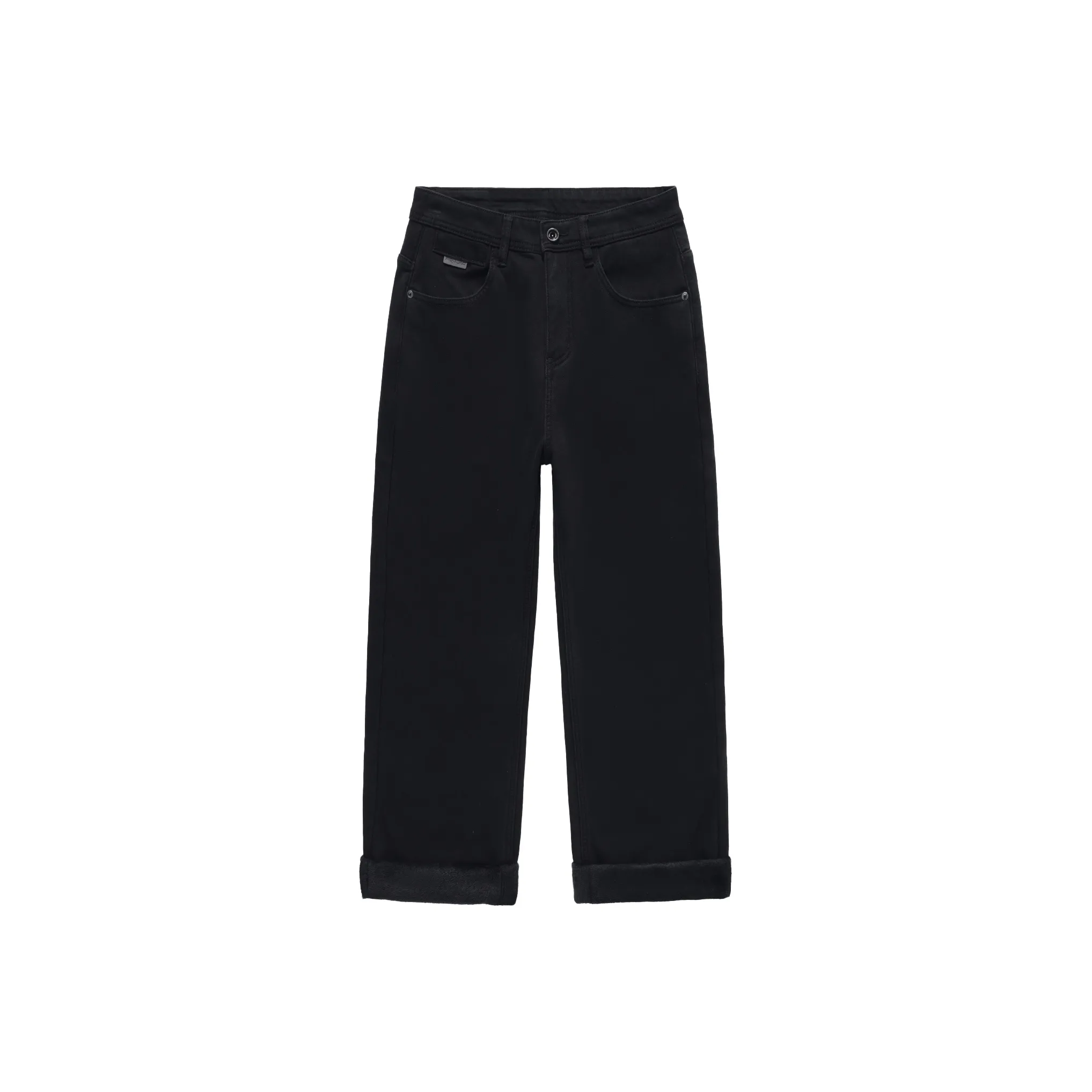 SANTASTIC Jeans Men's Black Fleece Lined