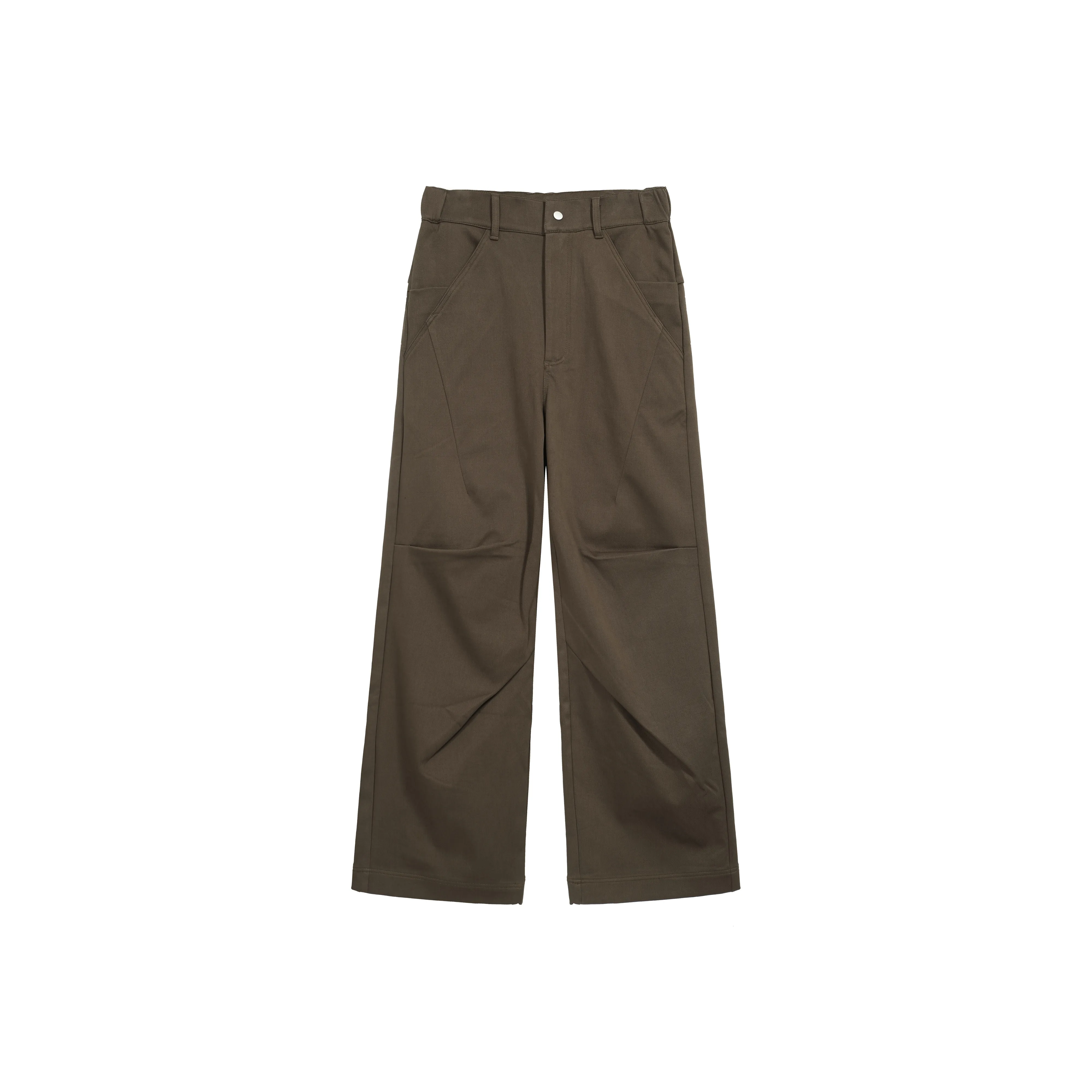 Silente Casual Pants Unisex Dark Brown