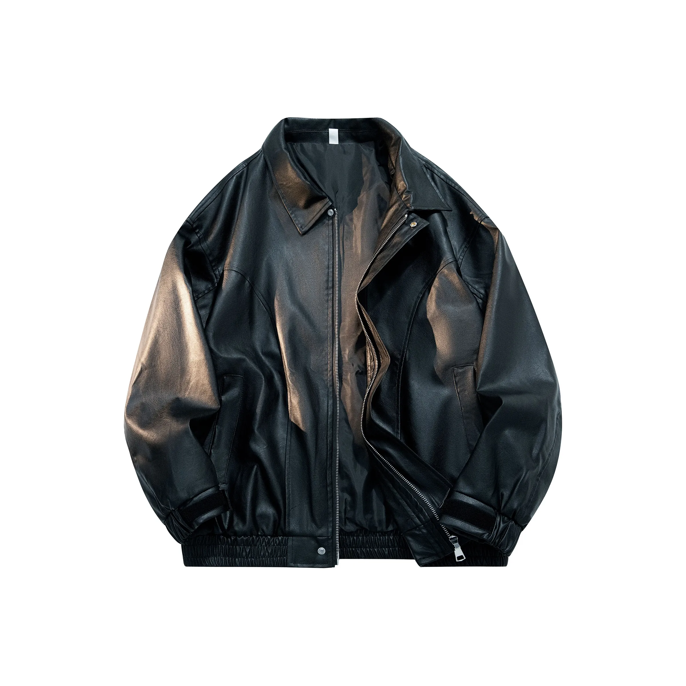 És Унисекс Кожаные Куртки