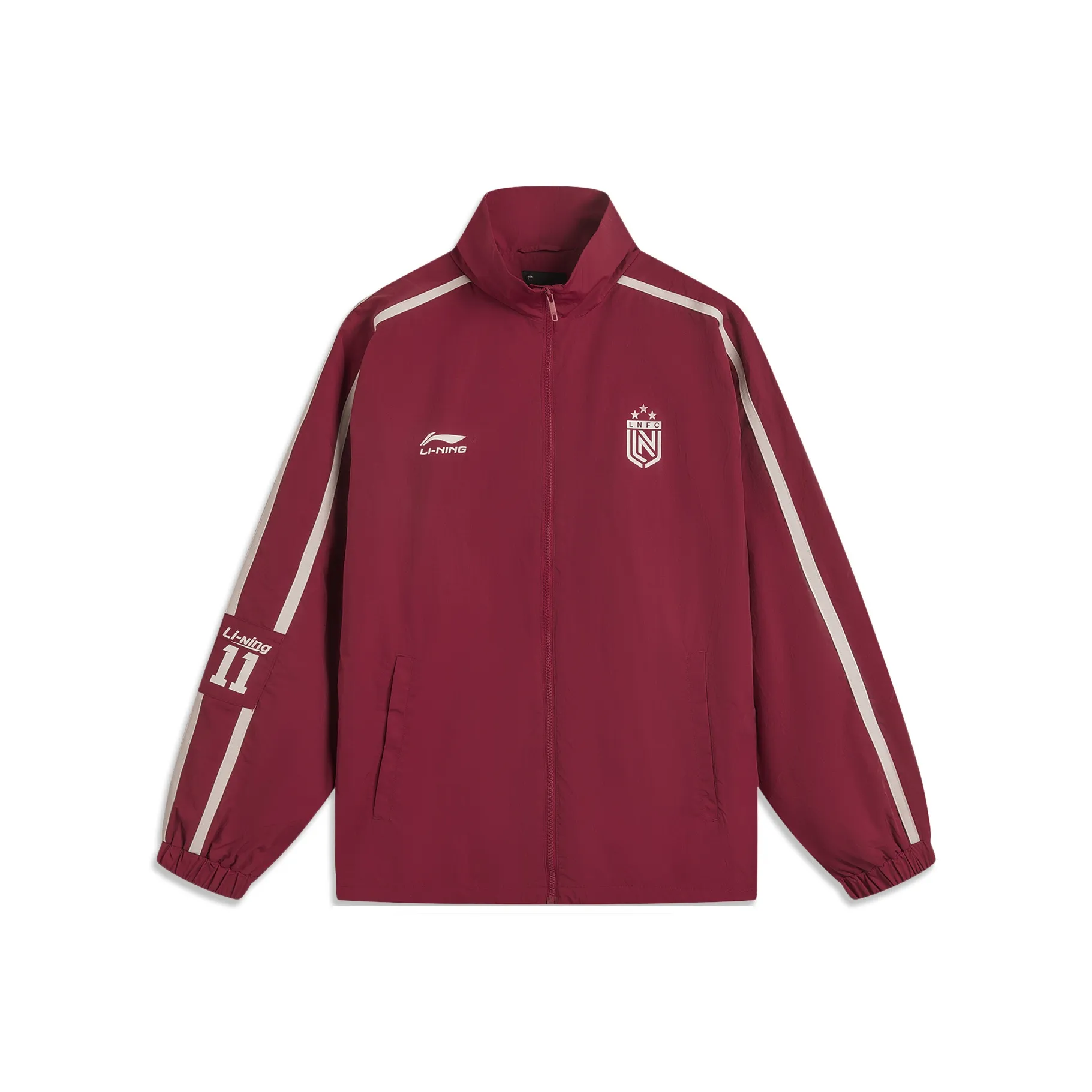 LiNing Sports Life Collection Trench Coat Men's Bicycle Red