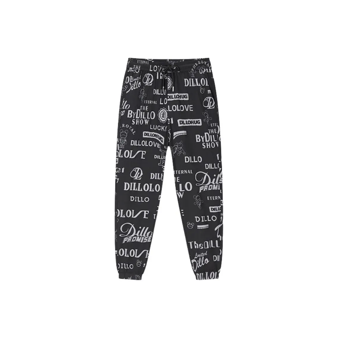 DILLO Вязаные тренировочные брюки мужские черные