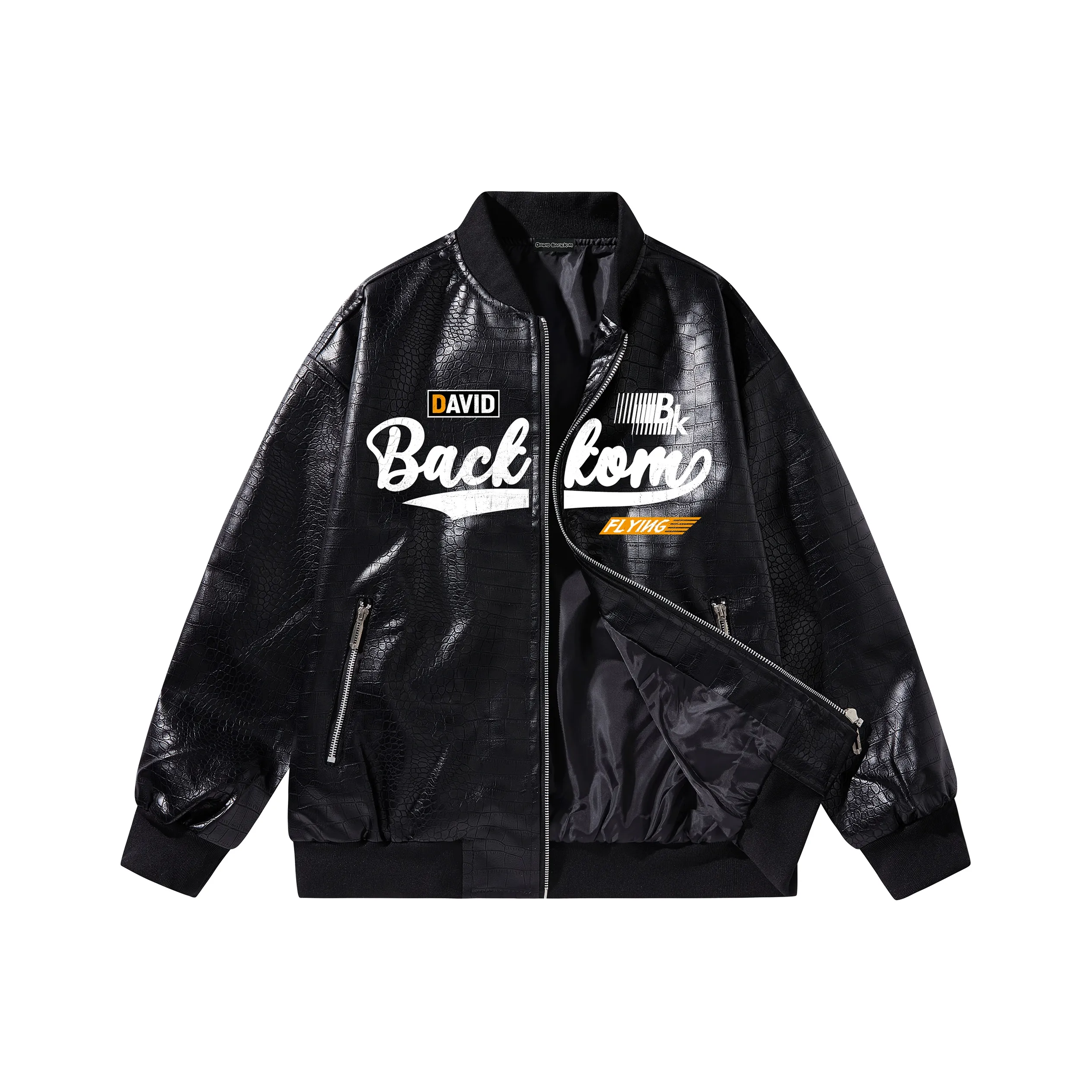 David Bakken X DAOMEIXIONG Кожа Куртка Унисекс