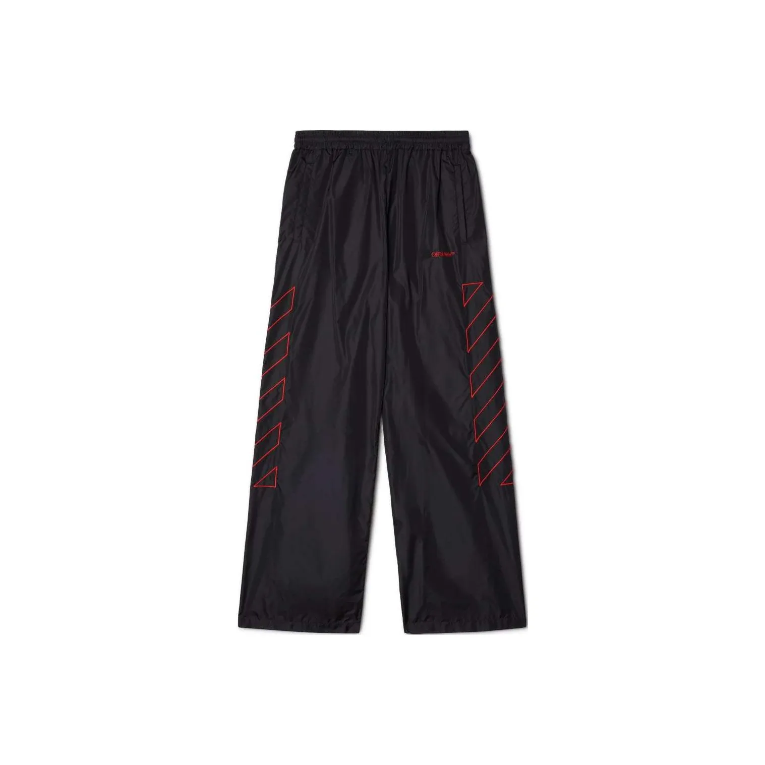 OFF WHITE Diag stripe Embroidered Track Pants