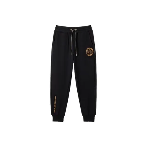 BOY LONDON Черные Унисекс Вязаные Спортивные Брюки