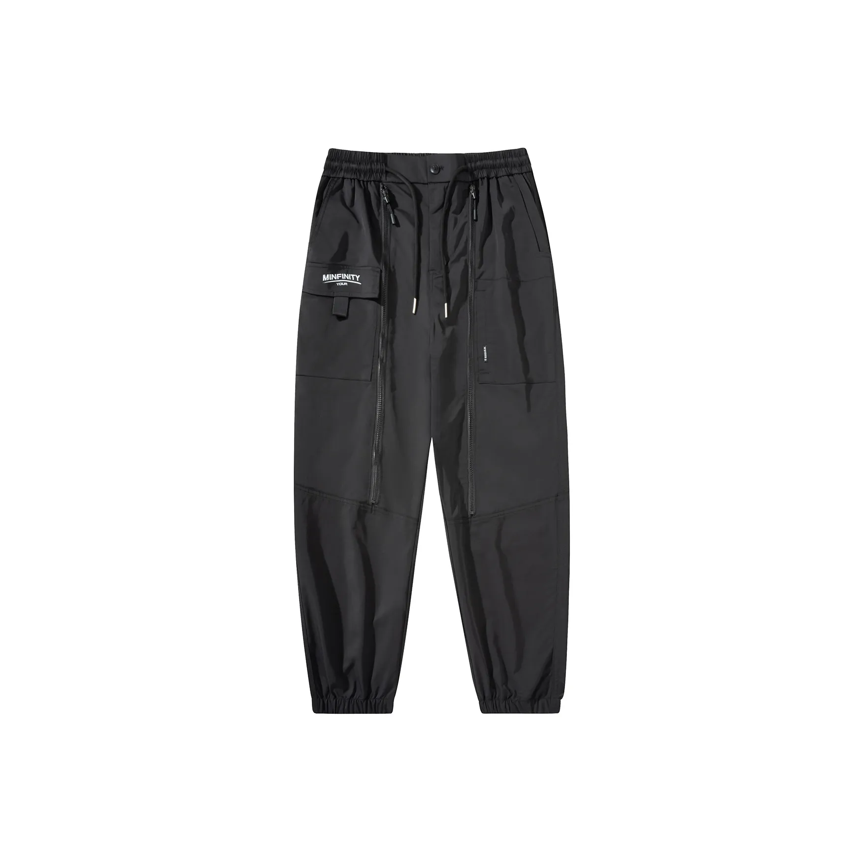 Minfinity Черные Унисекс Повседневные Брюки