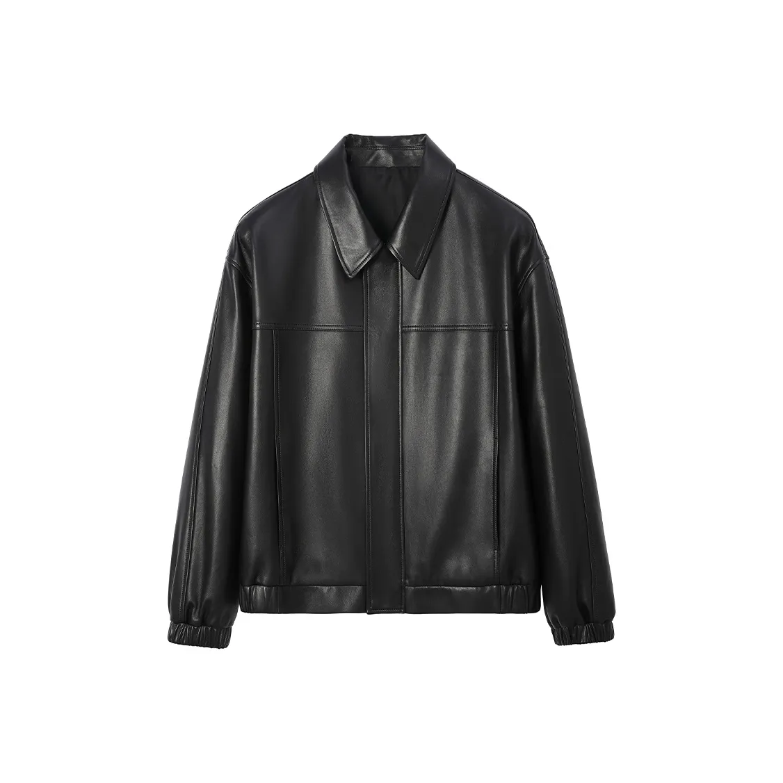 SINBOS Кожа Куртка Мужская Цвет сосновой сажи