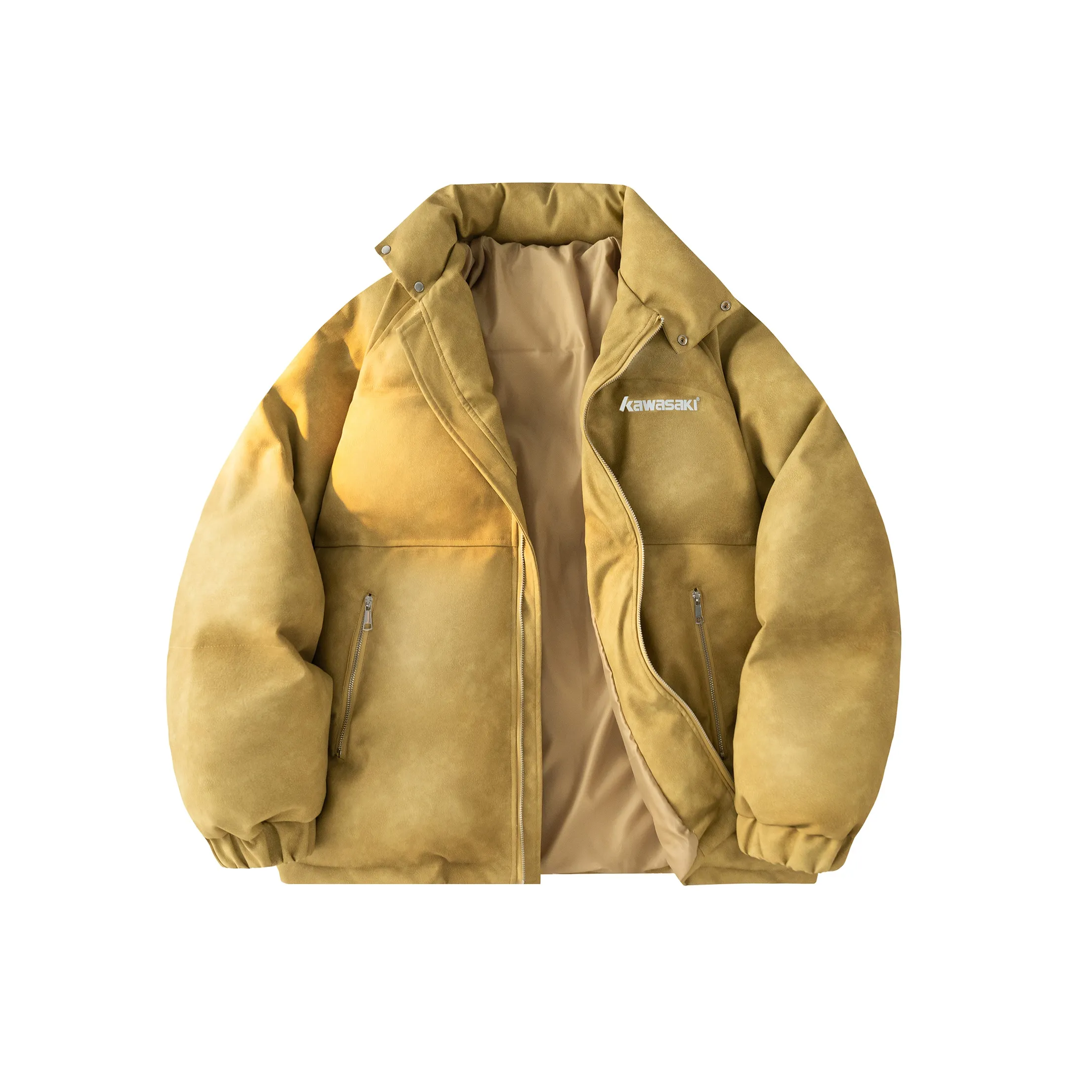Кавасаки Унисекс Объемные Куртки (Пуфы)