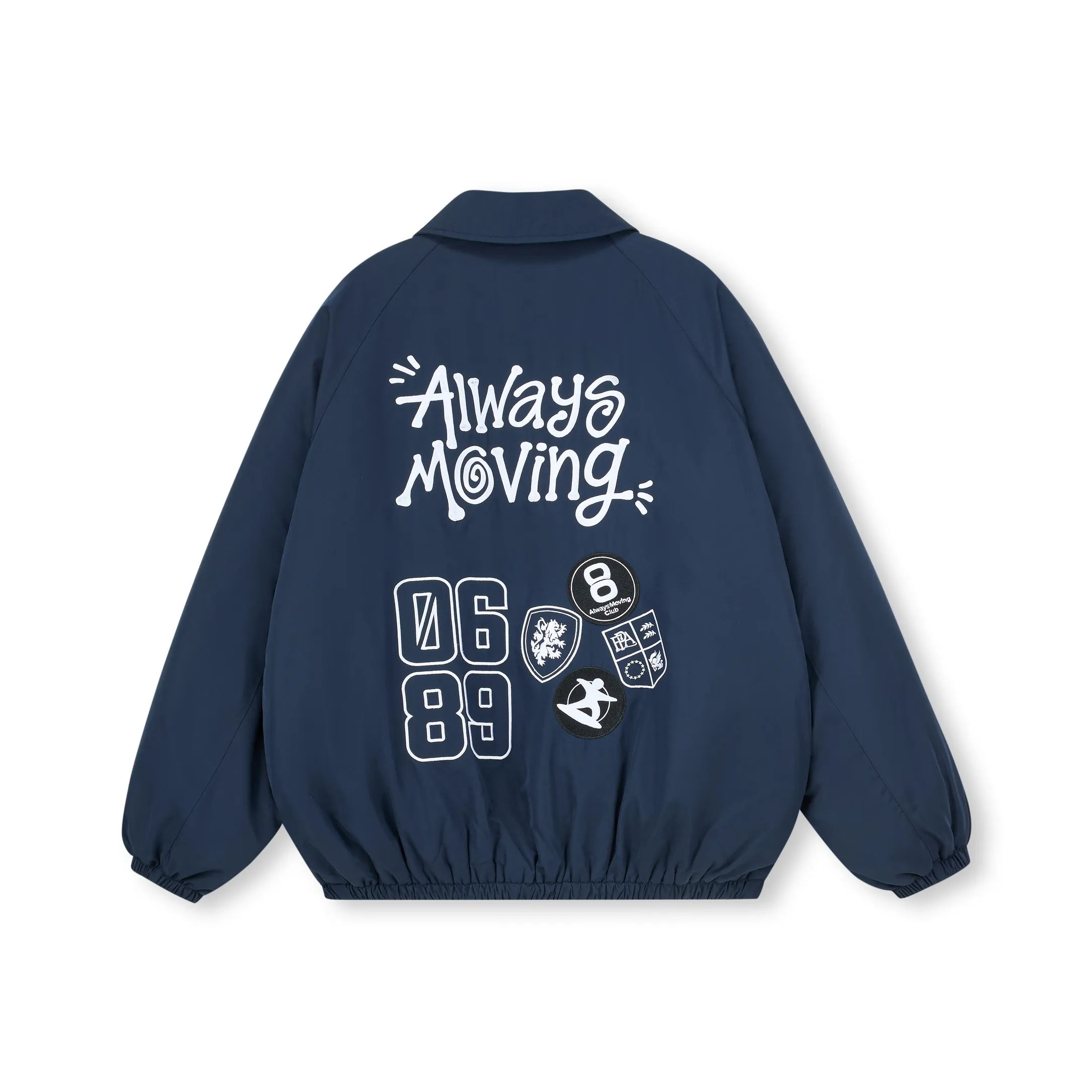 FPA Хлопковый пуховик унисекс темно-синий