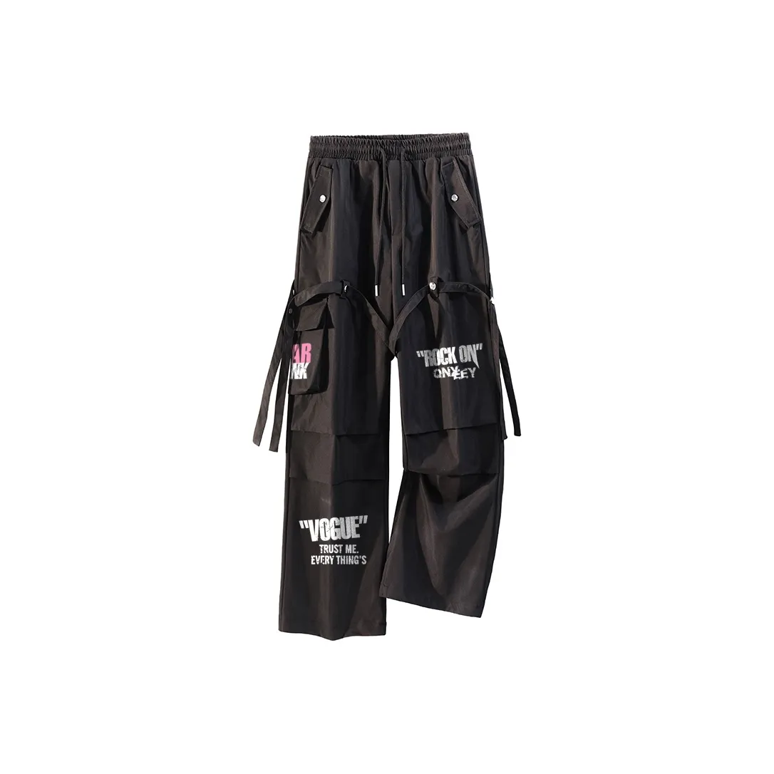 Qnxeey Унисекс Брюки карго