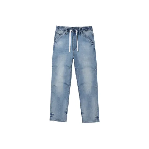 ABLE JEANS Мужские джинсы небесно-голубого цвета