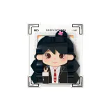 둥근 얼굴 + 라지 스티커 화이트