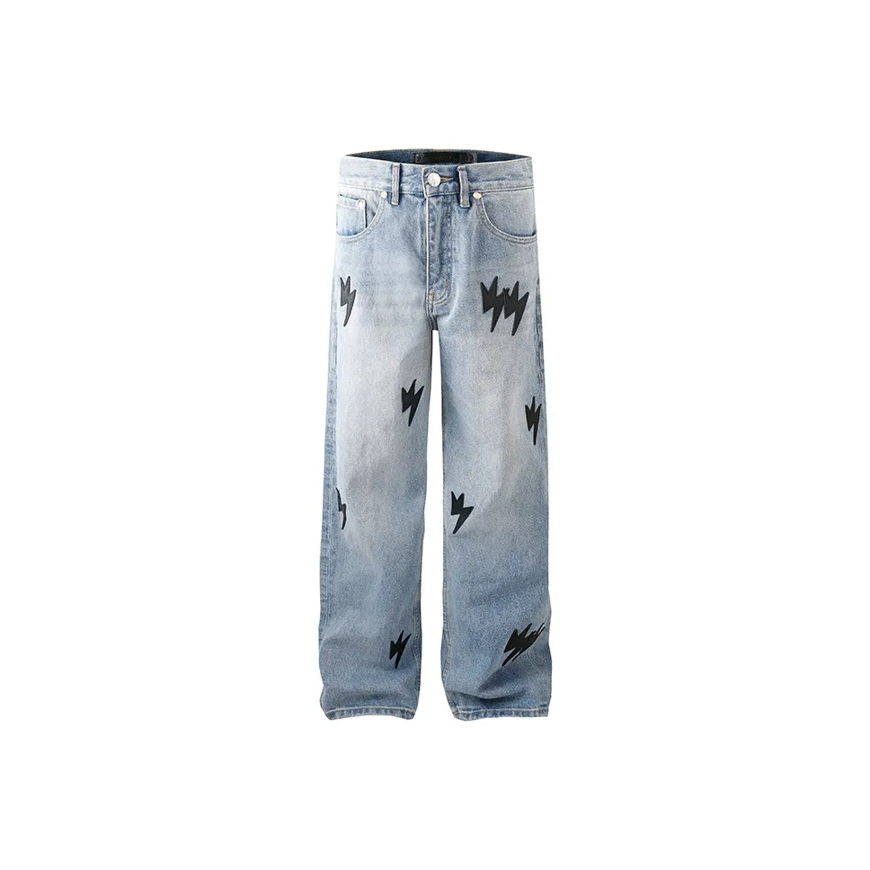 Amexnocap Jeans Unisex Sky Blue