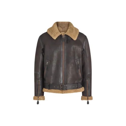 Belstaff Коричневый Мужские Кожаные Куртки