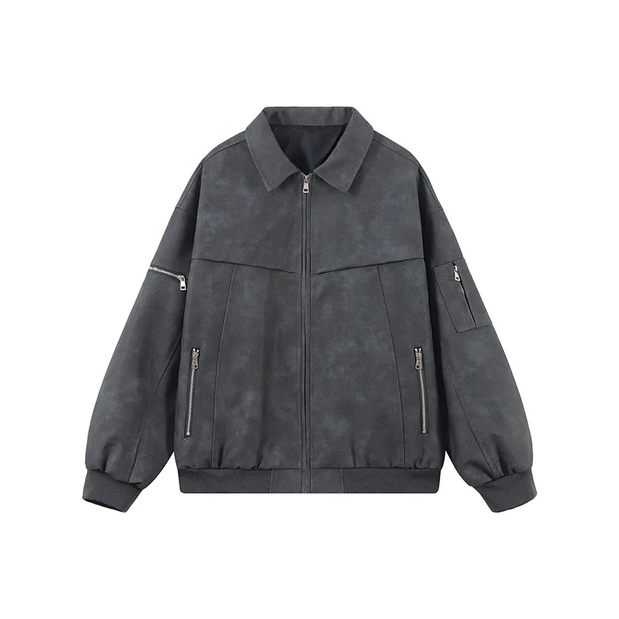 YOSICIL Унисекс Кожаные Куртки